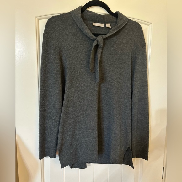 Nordstrom Gray Wool Blend Sweater. Size Small. Old Money. Academia. - Picture 1 of 6